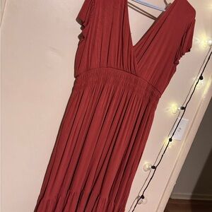 Maurices Rust Maxi Dress